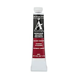 Grumbacher Academy Watercolor - Alizarin Crimson, 7.5 ml tube