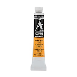 Grumbacher Academy Watercolor - Indian Yellow Hue, 7.5 ml tube
