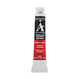 Grumbacher Academy Watercolor - Alizarin Orange, 7.5 ml tube