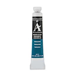 Grumbacher Academy Watercolor - Turquoise, 7.5 ml tube