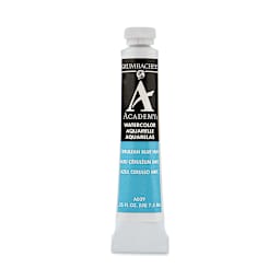 Grumbacher Academy Watercolor - Cerulean Blue Hue, 7.5 ml tube
