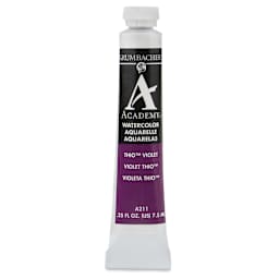Grumbacher Academy Watercolor - Thio Violet, 7.5 ml tube