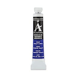 Grumbacher Academy Watercolor - Violet (Phthalo Purple), 7.5 ml tube