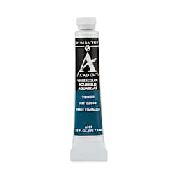 Grumbacher Academy Watercolor - Viridian, 7.5 ml tube