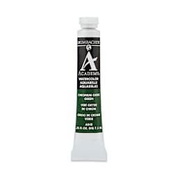 Grumbacher Academy Watercolor - Chromium Oxide Green, 7.5 ml tube
