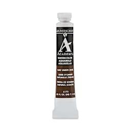 Grumbacher Academy Watercolor - Raw Umber Hue, 7.5 ml tube