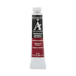 Grumbacher Academy Watercolor - Perylene Maroon, 7.5 ml tube