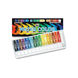 Niji Watercolors - Assorted Colors, Set of 18, 6 ml Tubes (Shown out of packaging.)