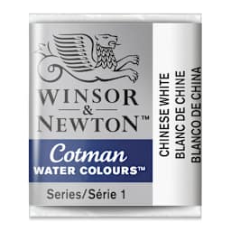 Winsor & Newton Cotman Watercolor Half Pan - Chinese White