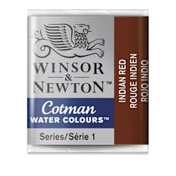 Winsor & Newton Cotman Watercolor Half Pan - Indian Red