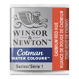 Winsor & Newton Cotman Watercolor Half Pan - Cadmium Red Hue