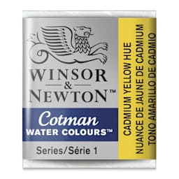 Winsor & Newton Cotman Watercolor Half Pan - Cadmium Yellow Hue