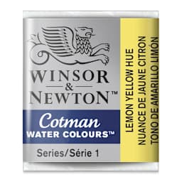 Winsor & Newton Cotman Watercolor Half Pan - Lemon Yellow Hue