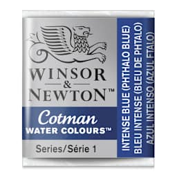 Winsor & Newton Cotman Watercolor Half Pan - Intense Blue