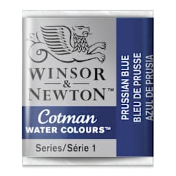 Winsor & Newton Cotman Watercolor Half Pan - Prussian Blue