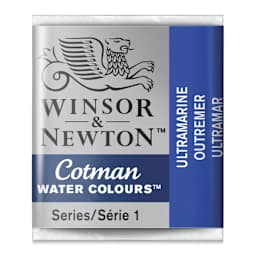 Winsor & Newton Cotman Watercolor Half Pan - Ultramarine