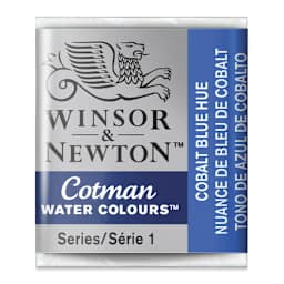 Winsor & Newton Cotman Watercolor Half Pan - Cobalt Blue Hue