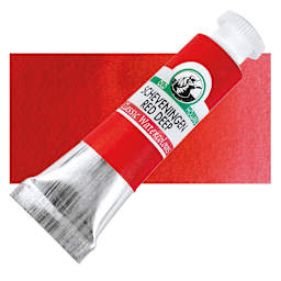 Old Holland Classic Artist Watercolor - Scheveningen Red Deep, 6 ml tube and swatch