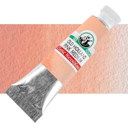 Old Holland Classic Artist Watercolor - Medium Pink, 6 ml tube and swatch