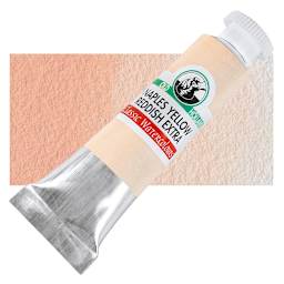 Old Holland Classic Artist Watercolor - Naples Yellow Reddish Extra, 6 ml tube and swatch