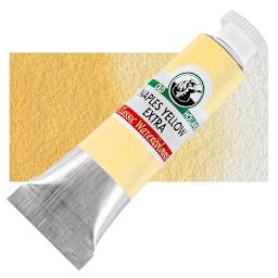 Old Holland Classic Artist Watercolor - Naples Yellow Extra, 6 ml tube and swatch