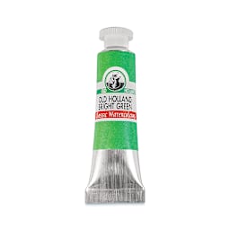 Old Holland Classic Artist Watercolor - Old Holland Bright Green, 6 ml tube