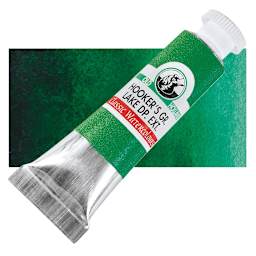 Old Holland Classic Artist Watercolor - Hooker's Green Lake Deep Extra, 6 ml tube and swatch
