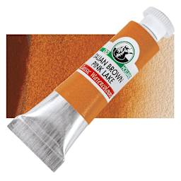 Old Holland Classic Artist Watercolor - Italian Brown Pink Lake, 6 ml tube and swatch