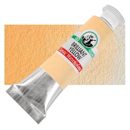 Old Holland Classic Artist Watercolor - Brilliant Yellow, 6 ml tube and swatch