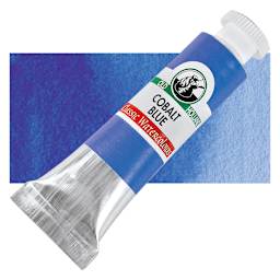 Old Holland Classic Artist Watercolor - Cobalt Blue, 6 ml tube and swatch