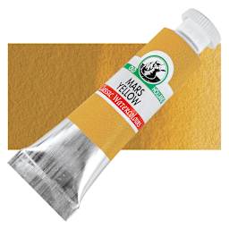 Old Holland Classic Artist Watercolor - Mars Yellow, 6 ml tube and swatch