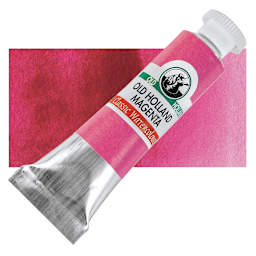 Old Holland Classic Artist Watercolor - Old Holland Magenta, 6 ml tube and swatch