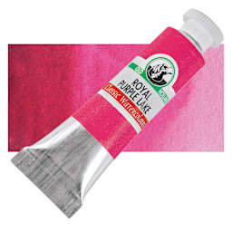 Old Holland Classic Artist Watercolor - Royal Purple Lake, 6 ml tube and swatch