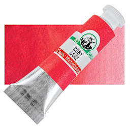 Old Holland Classic Artist Watercolor - Ruby Lake, 6 ml tube and swatch