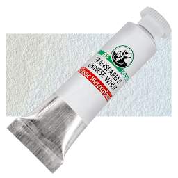 Old Holland Classic Artist Watercolor - Transparent Chinese White, 6 ml tube and swatch