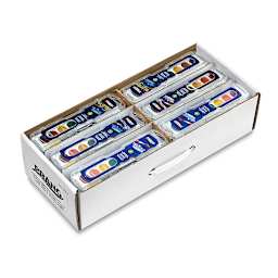 Prang Washable Watercolors - Oval Pans, Masterpack of 36, sets inside of the packaging