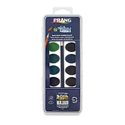 Prang Washable Watercolors - Set of 16, Assorted Colors, Oval Pans, packaging