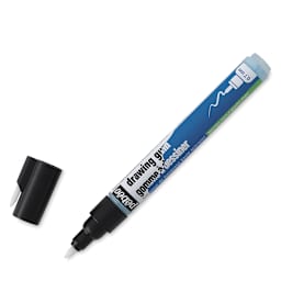 Pebeo Drawing Gum - 0.7mm Tip Marker shown with cap off