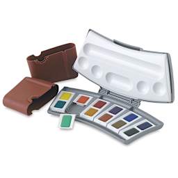 Pelikan Watercolor Pans - Set of 12, Set Open