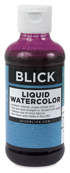 Blick Liquid Watercolor - Red, 8 oz bottle