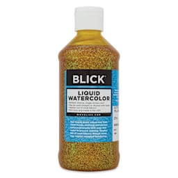 Blick Liquid Watercolors - Glitter Yellow, 8 oz