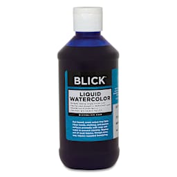 Blick Liquid Watercolor - Blue Violet, 8 oz bottle