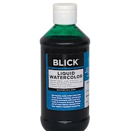 Blick Liquid Watercolor - Green, 8 oz bottle