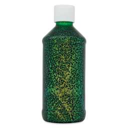 Blick Liquid Watercolors - Glitter Green, 8 oz back