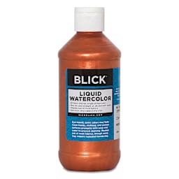 Blick Liquid Watercolor - Metallic Copper, 8 oz bottle