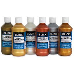 Blick Liquid Watercolors, Metallic