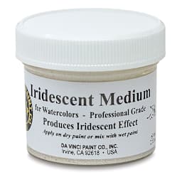 Da Vinci Watercolor Medium - Front of 2 oz Iridescent Medium jar
