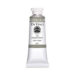 Da Vinci Artists' Permanent Watercolor - Davy's Gray, 37 ml tube