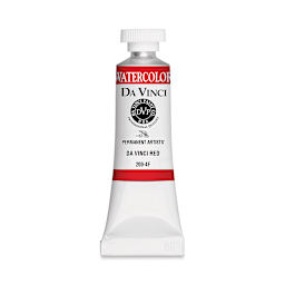 Da Vinci Artists' Permanent Watercolor - Da Vinci Red, 15 ml tube