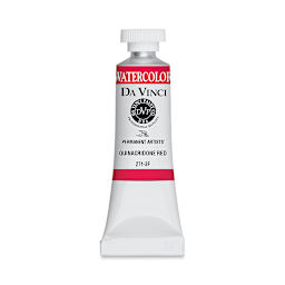 Da Vinci Artists' Permanent Watercolor - Quinacridone Red, 15 ml tube